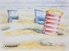 Strandkörbe und Strandzelte 3, 24 x 32 cm